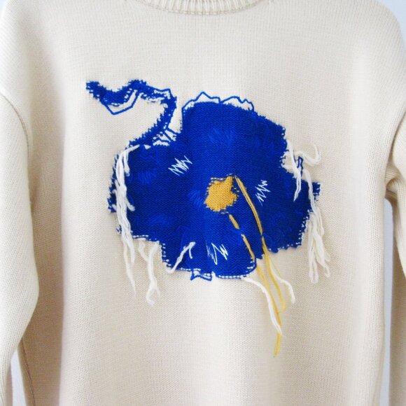 ADER error Off-White Knit Bluessom Sweater S - Picture 4 of 11